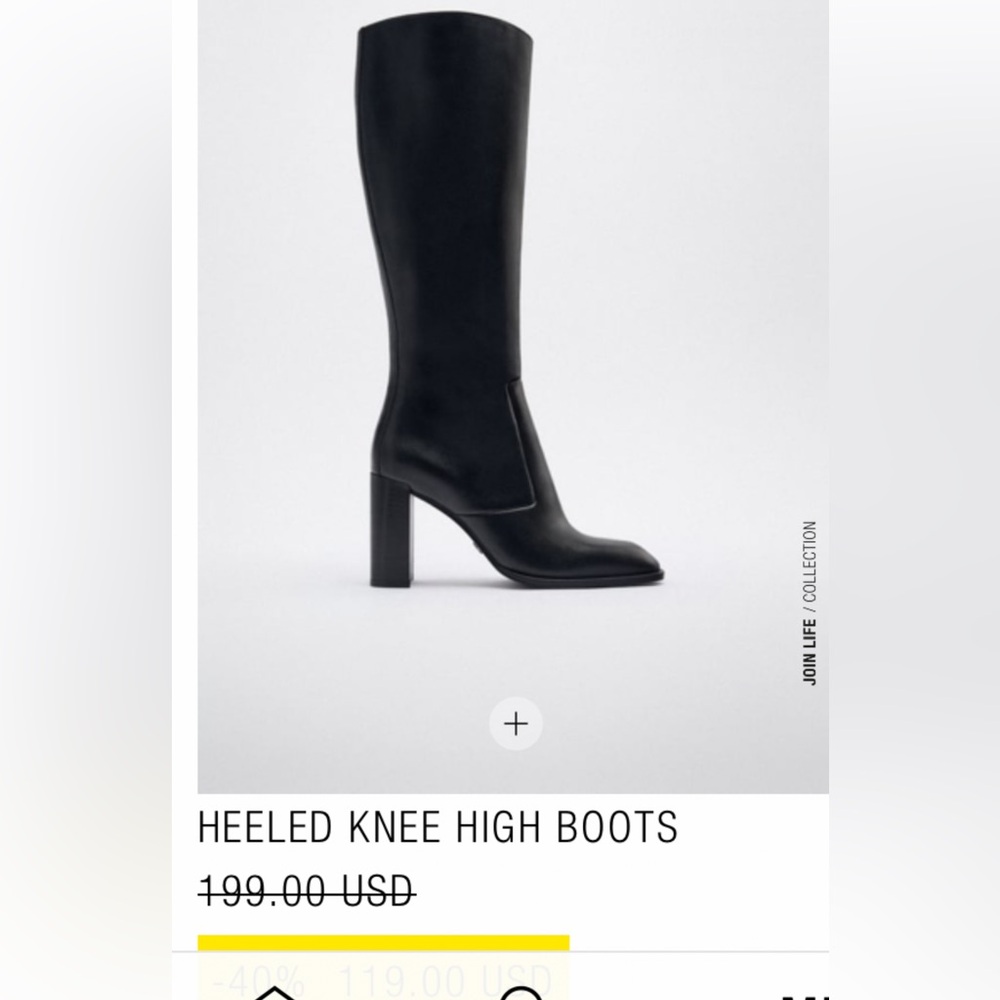 Zara knee high boots - Picture 3 of 16